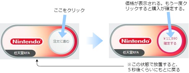 バーチャルダッシュの挙動